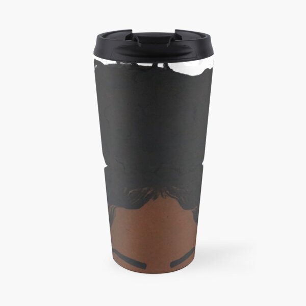 Black girl headshot Travel Mug