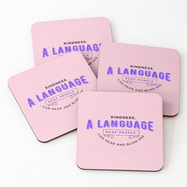 Item preview, Kindness A language deaf people can hear and blind see designed and sold by designdroplet.