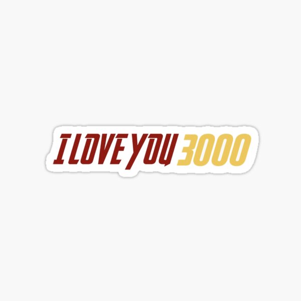 I Love You 3000 Funny Vintage Trending Awesome Gift 