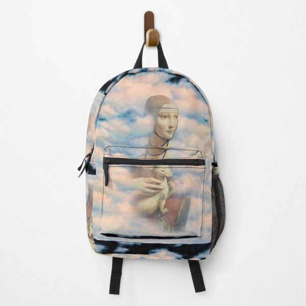 Item preview, The Lady with an Ermine by Leonardo da Vinci (Surrealistic interpretation by ACCI) designed and sold by VanyssaGraphics.
