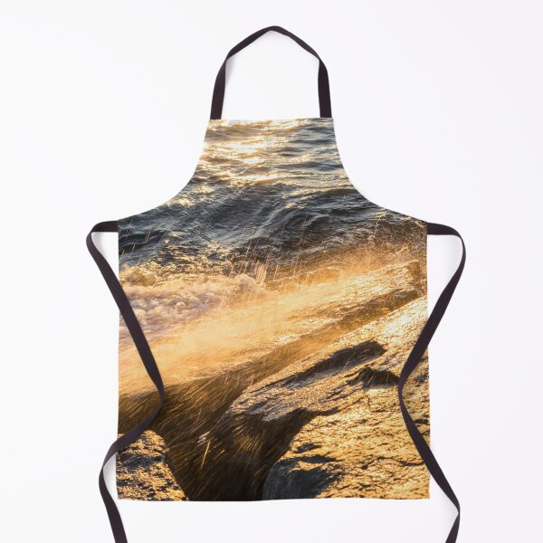 Item preview, Golden Shower on the Rocks - Slo Mo Waves and Sunlight designed and sold by Georgia Mizuleva.