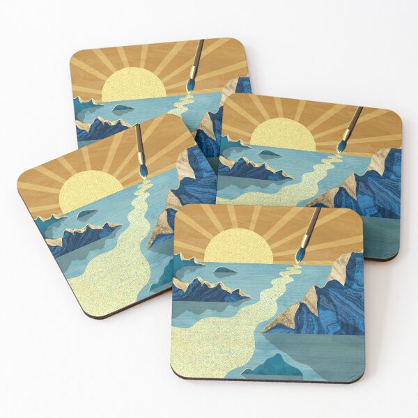 Item preview, Shimmery Sunrise Strokes  designed and sold by TigaTiga.