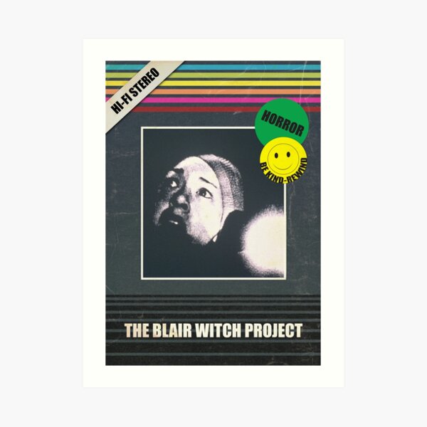 Blair Witch Project VHS Horror Movie Poster Art Print