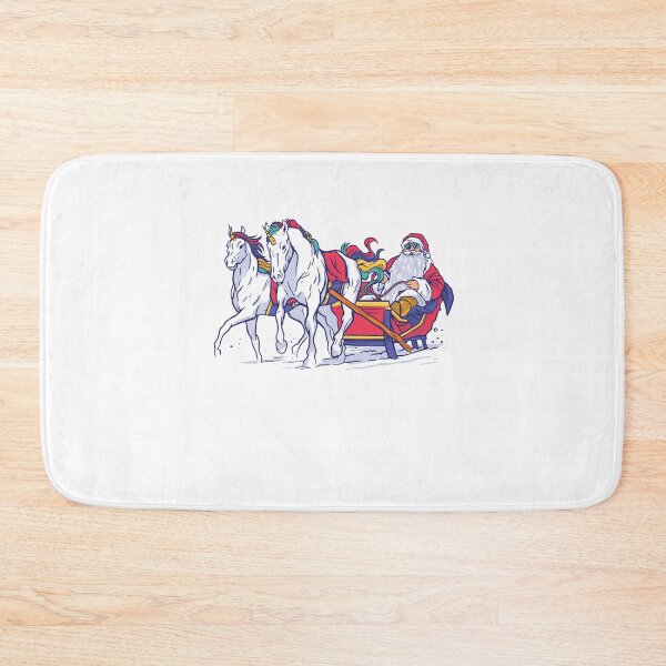 Item preview, SANTA CLAUS RIDING UNICORN, MERRY CHRISTMAS designed and sold by Delicious Design ⭐⭐⭐⭐⭐.