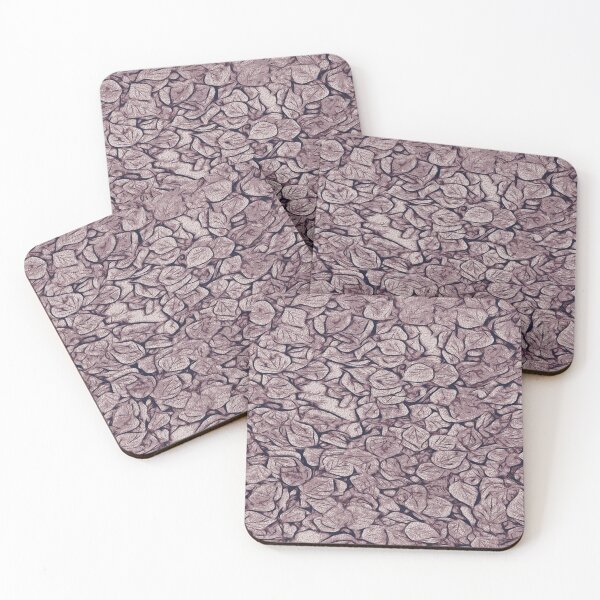 Item preview, Decorative fallen leaves with purple color designed and sold by SulkaCreative.