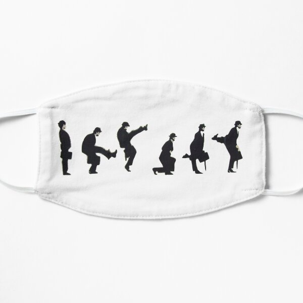 Silly Walk by Banksy Flat Mask