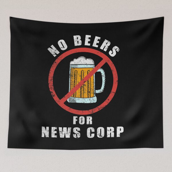 Item preview, NO BEERS FOR NEWS CORP Aussie Dan Andrews Lockdown designed and sold by a-little-ink.