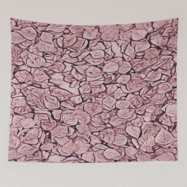 Item preview, Decorative fallen leaves with pink color designed and sold by SulkaCreative.