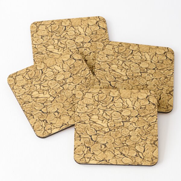 Item preview, Decorative fallen leaves - golden color designed and sold by SulkaCreative.
