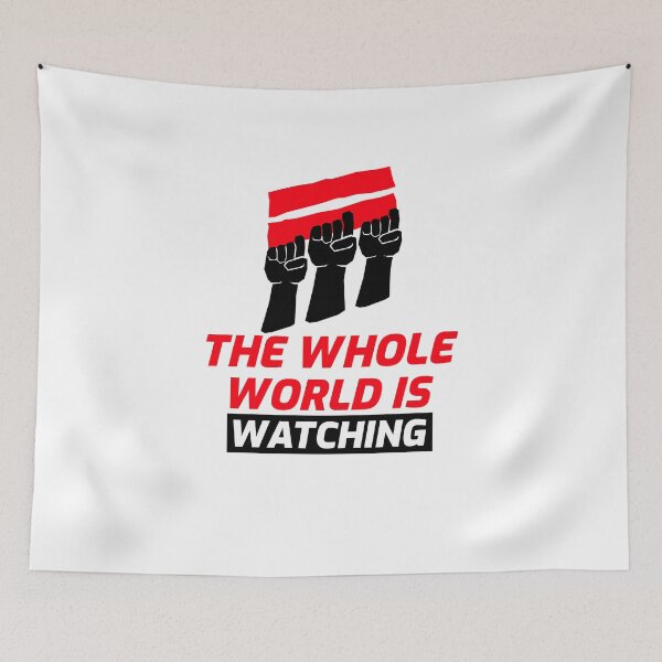 Item preview, The Whole World is Watching 1960's Chicago Retro designed and sold by SKilner.