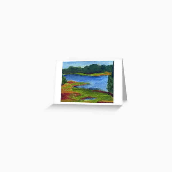 Island View Greeting Card