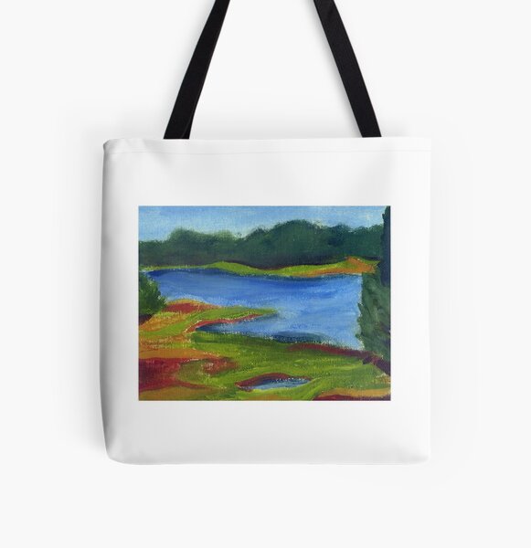 Island View All Over Print Tote Bag