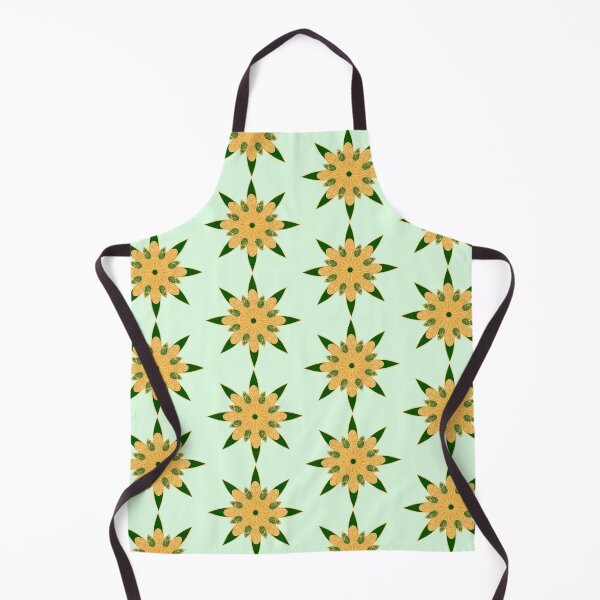 Aperçu de l'œuvre Fleur verte et or créée et vendue par Nell-Mills.