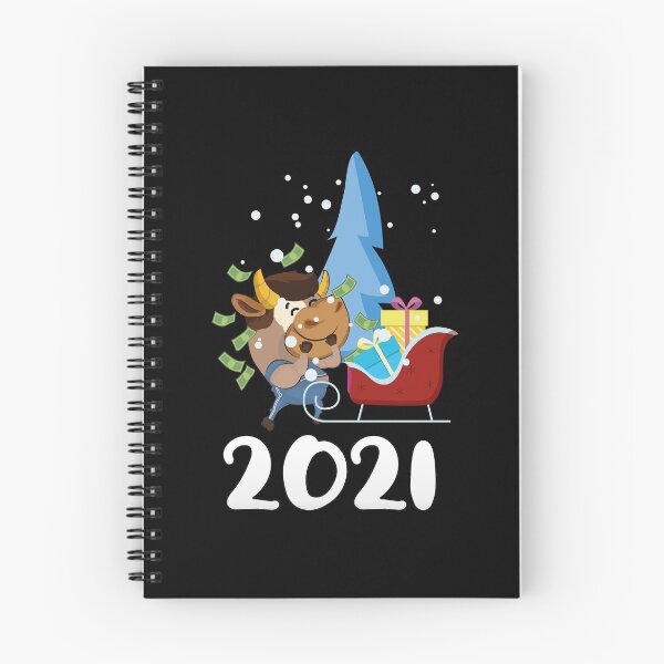Item preview, Cool New Year Ox Chinese Animal Of The Year 2021 - Ox Near The Christmas Tree Cool Xmas New Year Gift designed and sold by FunnySunny T-Shirts.