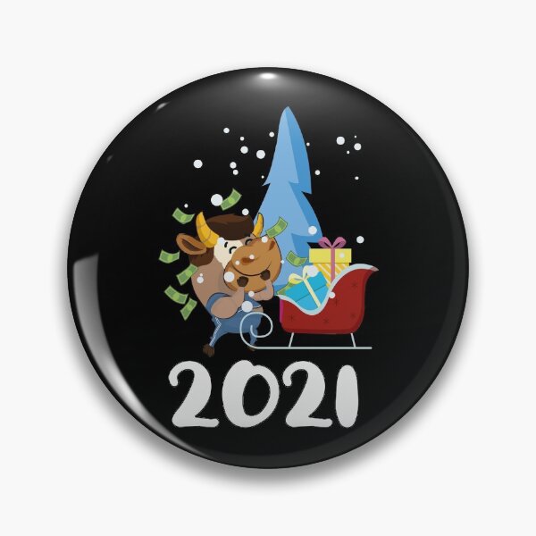 Item preview, Cool New Year Ox Chinese Animal Of The Year 2021 - Ox Near The Christmas Tree Cool Xmas New Year Gift designed and sold by FunnySunny T-Shirts.