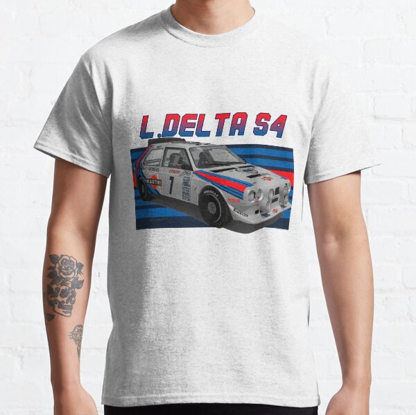 *NEW* Great Rally Cars T-Shirt Lancia Delta S4 Navy Blue Size XL EX-LARGE 