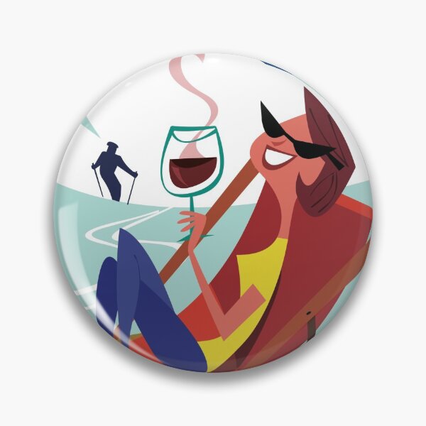 Item preview, Vin Chaud ski poster designed and sold by Gary Godel.