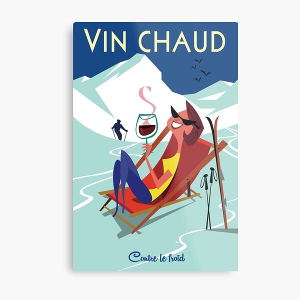 Item preview, Vin Chaud ski poster designed and sold by Gary Godel.