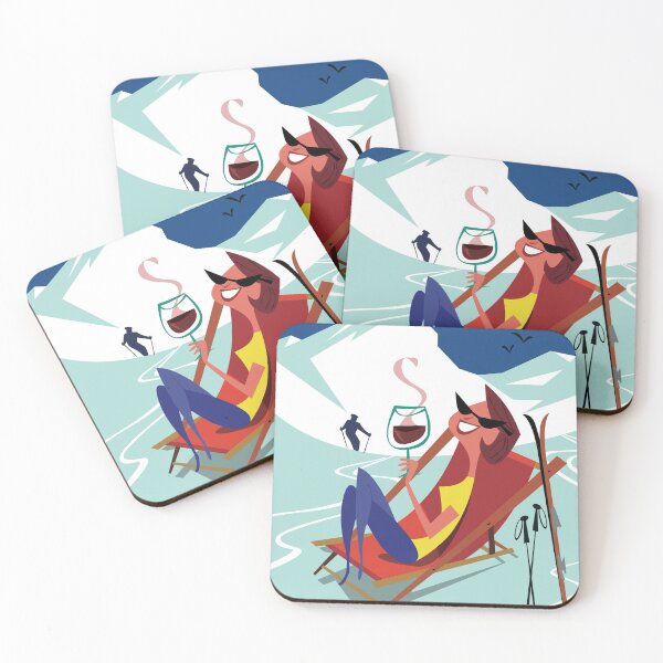 Item preview, Vin Chaud ski poster designed and sold by GAGodel.