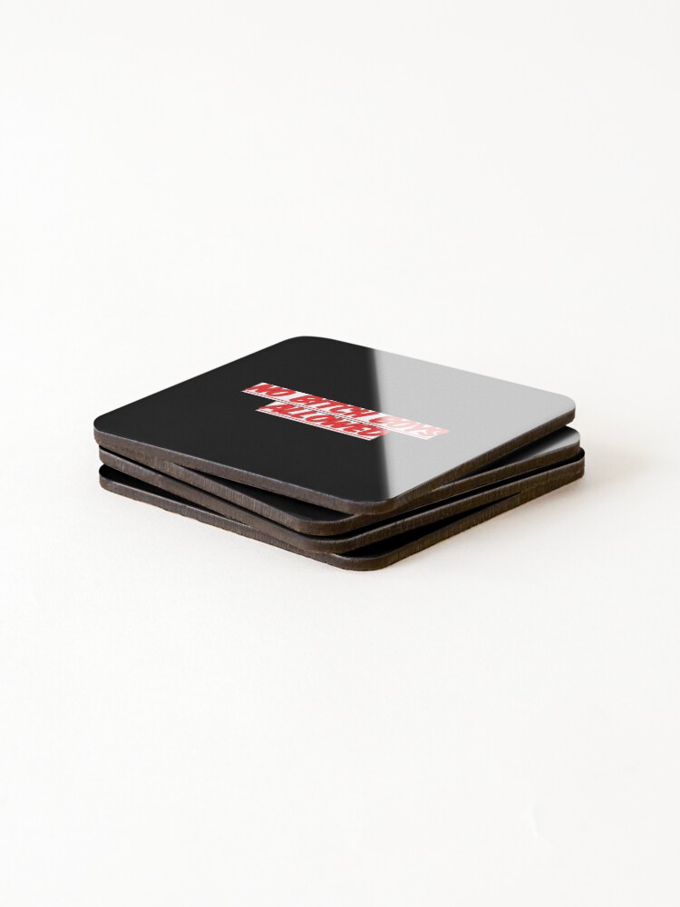 Alternate view of No bitch boys allowed Coasters (Set of 4)