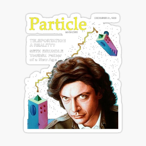 Artikel-Vorschau von The Fly 1986 Partikelmagazin Seth Brundle Jugendlicher Vater eines neuen Zeitalters, designt und verkauft von FlipHorrorshow.