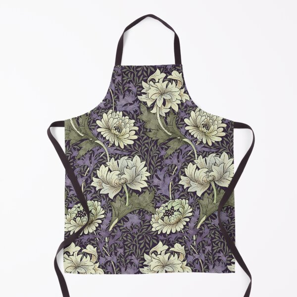 Item preview, William Morrisa floral pattern in purple and green designed and sold by Gaia Marfurt.
