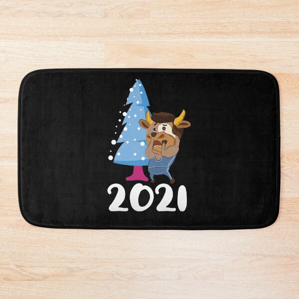 Item preview, Funny Crying New Year Ox Chinese Zodiac Animal Of The Year 2021 Cool Christmas New Year Gift designed and sold by FunnySunny T-Shirts.