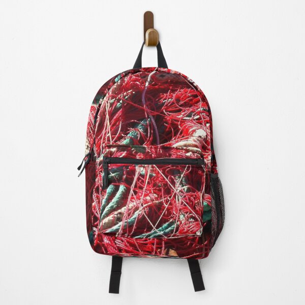 Item preview, red fishing nets designed and sold by AHELENE.