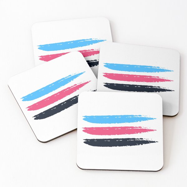 Item preview, New Polyamory Flag in Brush Strokes designed and sold by throuplescorner.