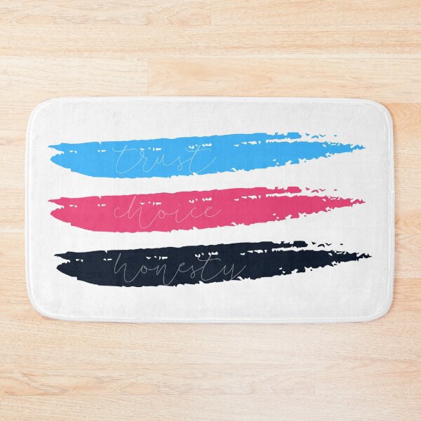 Item preview, Trust, Choice & Honesty | New Polyamory Flag in Brush Strokes designed and sold by throuplescorner.
