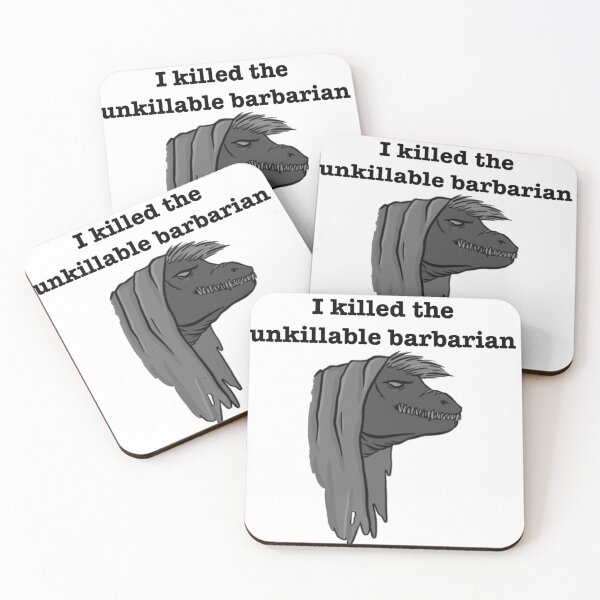 Item preview, The zealot barbarian died... designed and sold by SilentRavens.