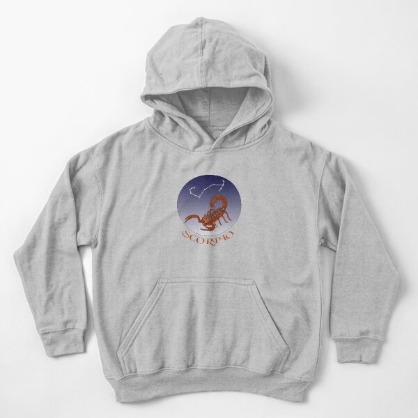 Scorpio Zodiac Star Sign Horoscope Kids Pullover Hoodie