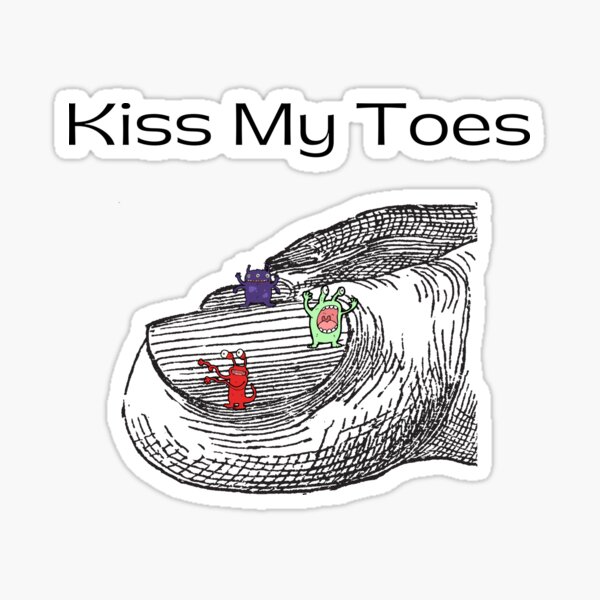 Toes kiss my Foot Fetishe