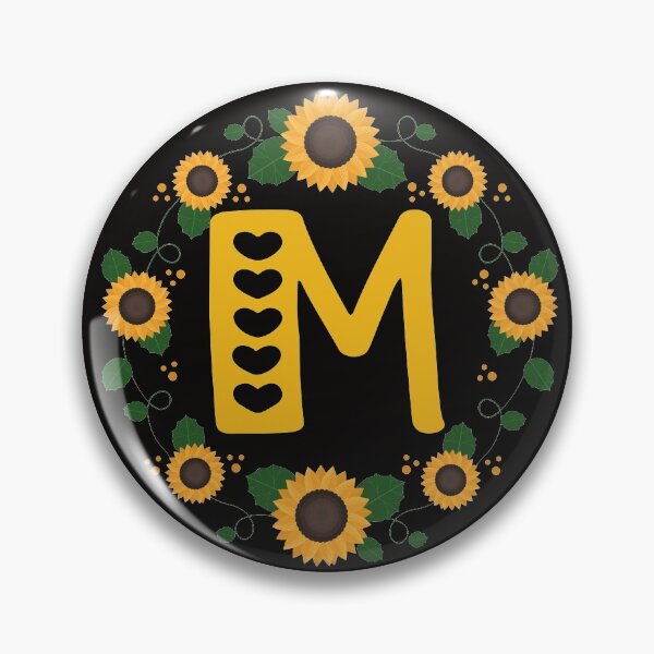 Item preview, monogram letter M designed and sold by virilamissa.