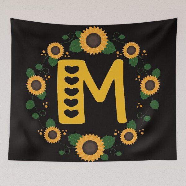 Item preview, monogram letter M designed and sold by virilamissa.