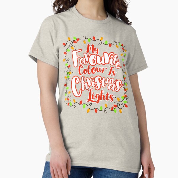 Item preview, My Favourite Colour Is Christmas Lights v.4 designed and sold by Alpha-Betty.