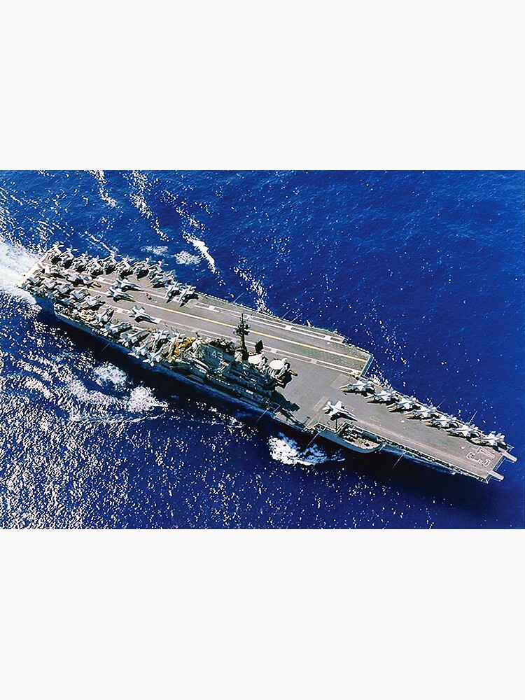 CORAL SEA CV-43  アメリカ海軍航空母艦　タイル付ボード USS CORAL SEA (CVA-43) SHIP'S STORE