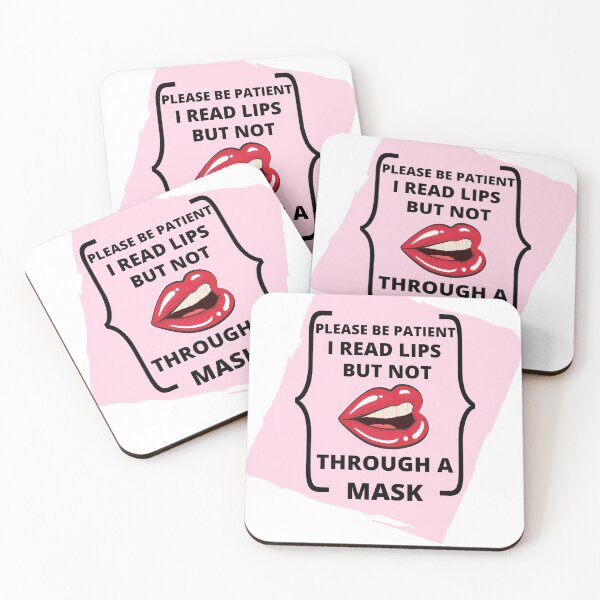 Item preview, Deaf I Read Lips But Not Through A Mask designed and sold by Beluved.