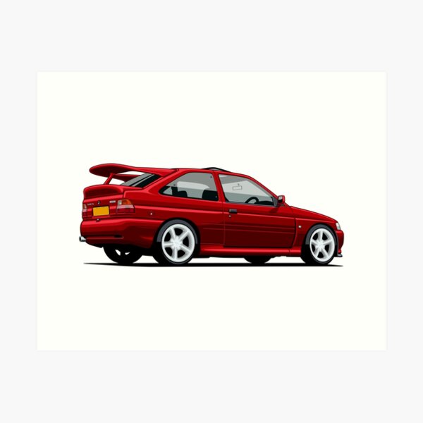 Item preview, Ford Escort RS Cosworth (red) designed and sold by Vitorooh.