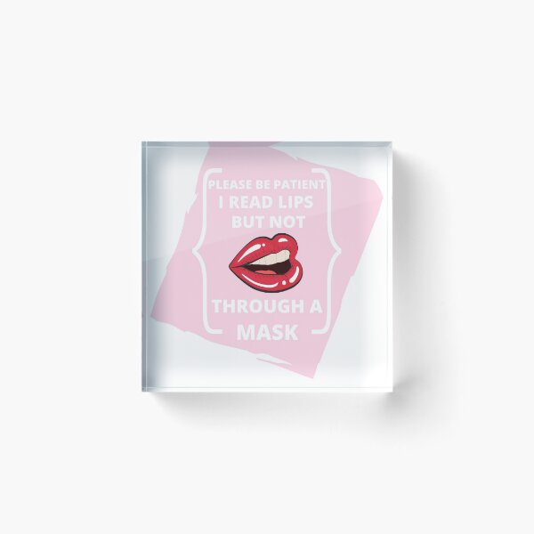 Item preview, Deaf I Read Lips But Not Through A Mask designed and sold by Beluved.