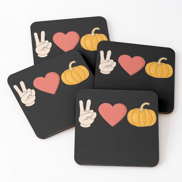 Item preview, Peace Love Pumpkin Autumn Fall Design designed and sold by up4tee.