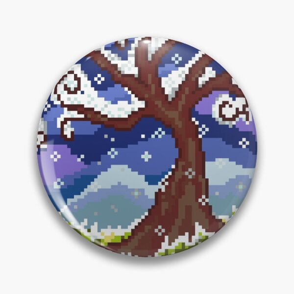 Item preview, Winter Tree Pixel Art designed and sold by Colourful-Voids.