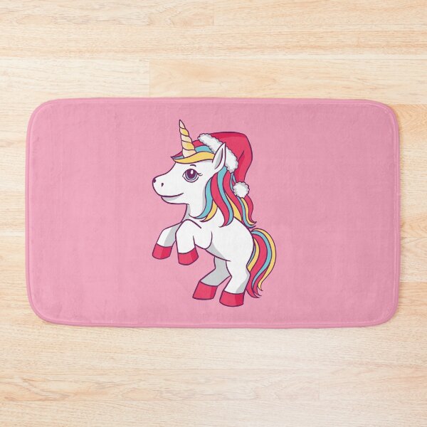 Item preview, CUTE CHRISTMAS SANTA UNICORN designed and sold by Delicious Design ⭐⭐⭐⭐⭐.