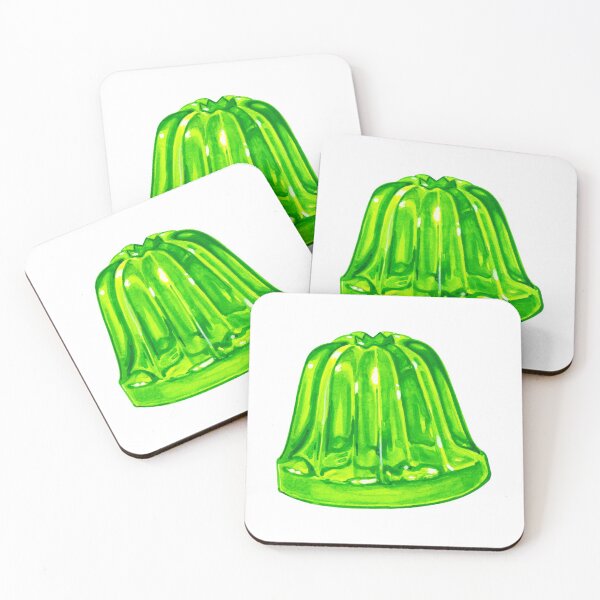 Item preview, Green Jello Mold Pattern - White designed and sold by Kelly  Gilleran.