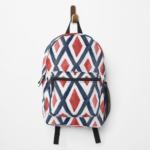Item preview, Del Rio Watercolor in Red and Blue designed and sold by House of Haha.