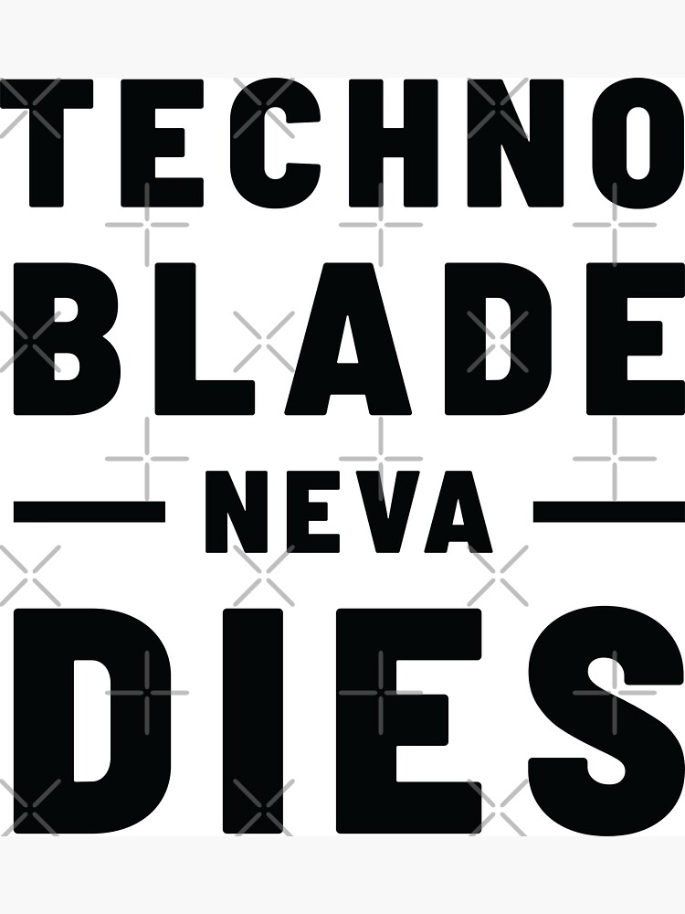 Technoblade Quote: Technoblade Never Dies Magnet for Sale by Swagneato