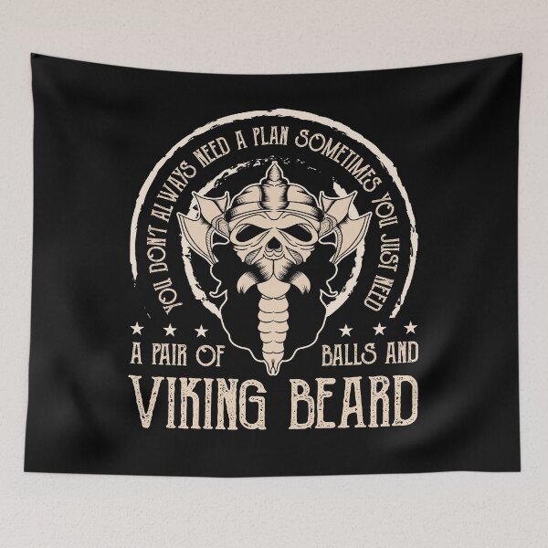 Item preview, You Don't Always Need A Plan Pair Of Balls And Viking Beard designed and sold by shirti.
