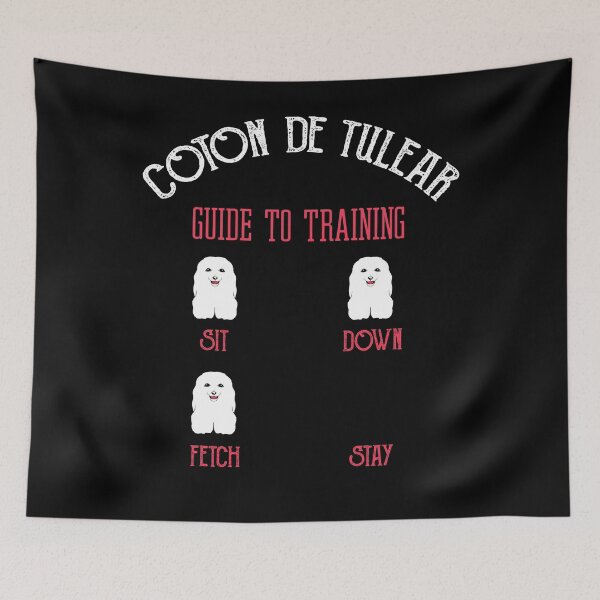 Item preview, Coton de Tulear Guide To Training Dog Sit Down Fetch Breed designed and sold by shirti.