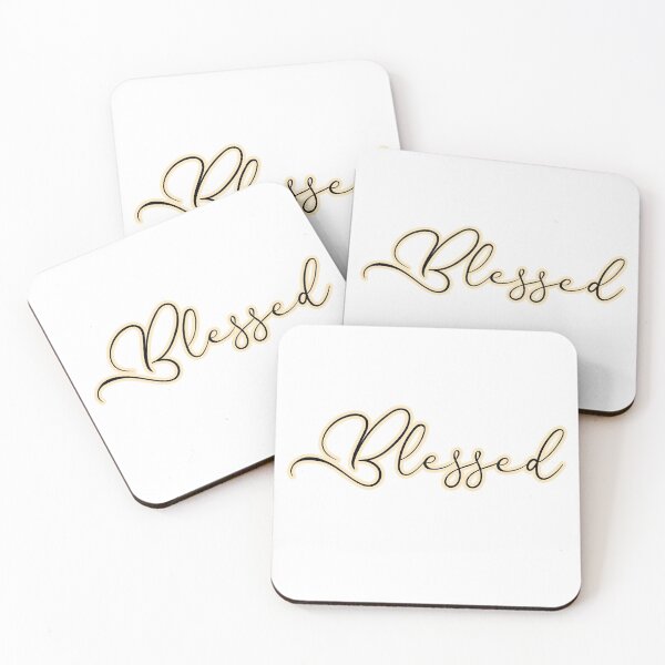 Item preview, blessed designed and sold by BlossomWrites.