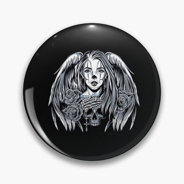 Item preview,  beautiful girl with angel wings roses designed and sold by teemix.